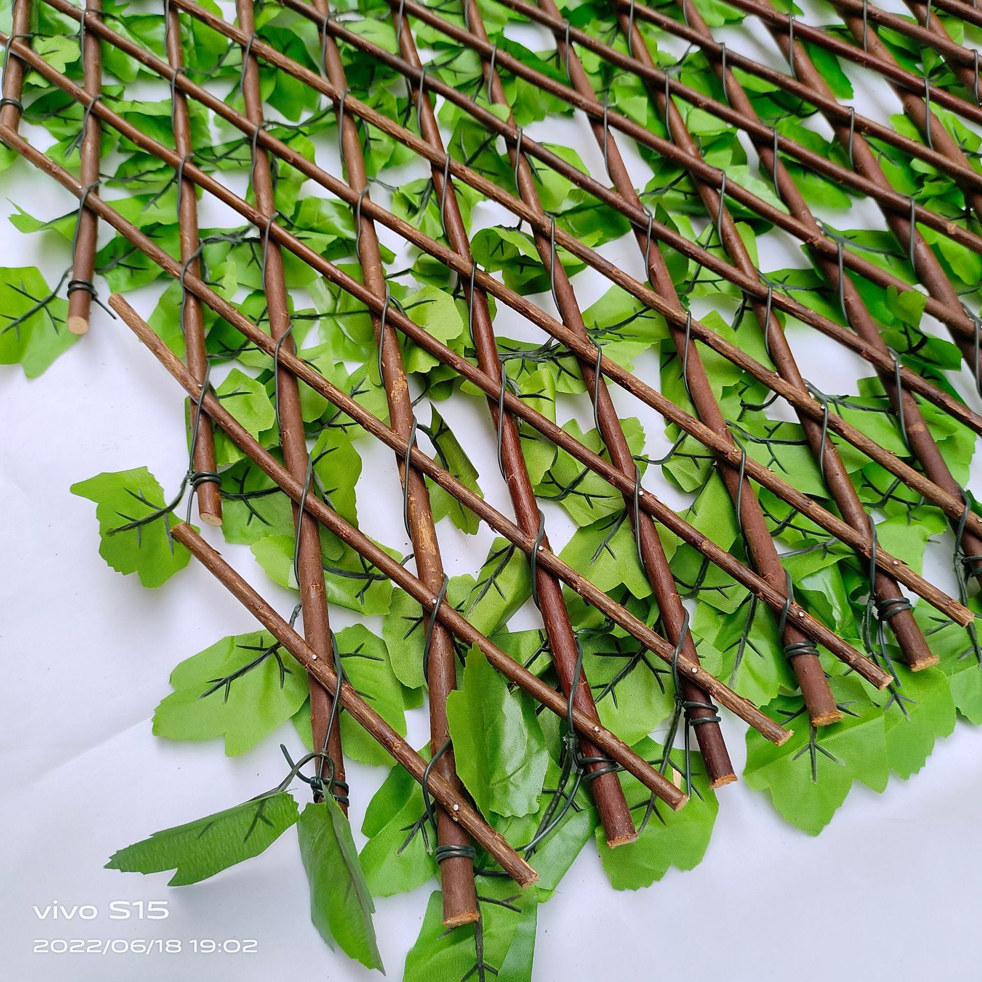 Artificial Plant Fence Decor