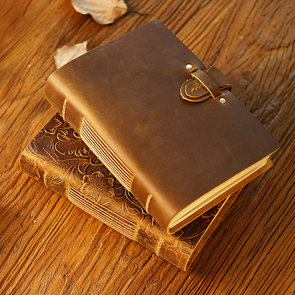 Rustic Charm Leather Notepad